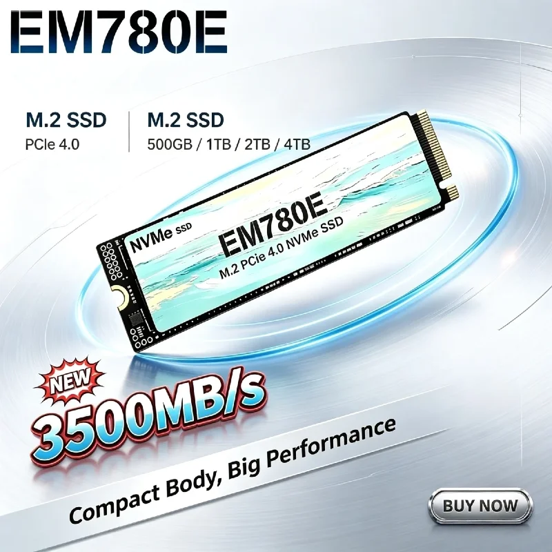 M.2 Nvme 4Tb Pcie 4.0 Ssd - EM780E M.2 NVMe PCIe 4.0 Internal