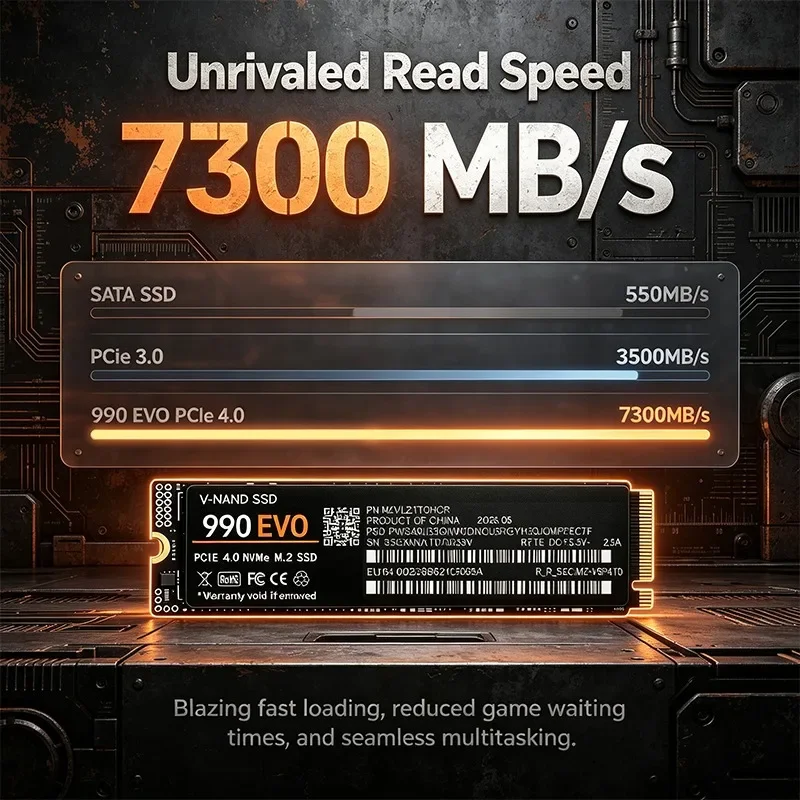 Original 990 EVO NVMe M.2 2280 - đánh giá và giá M.2 Nvme 4Tb Pcie 4.0 Ssd