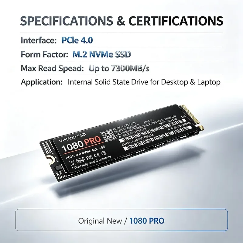 Original 1080PRO M.2 NVMe PCIe - đánh giá và giá M.2 Nvme 4Tb Pcie 4.0 Ssd