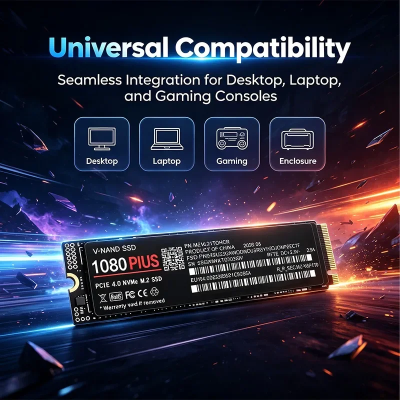1080 Plus M.2 NVMe PCIe 4.0 SS - đánh giá và giá M.2 Nvme 4Tb Pcie 4.0 Ssd