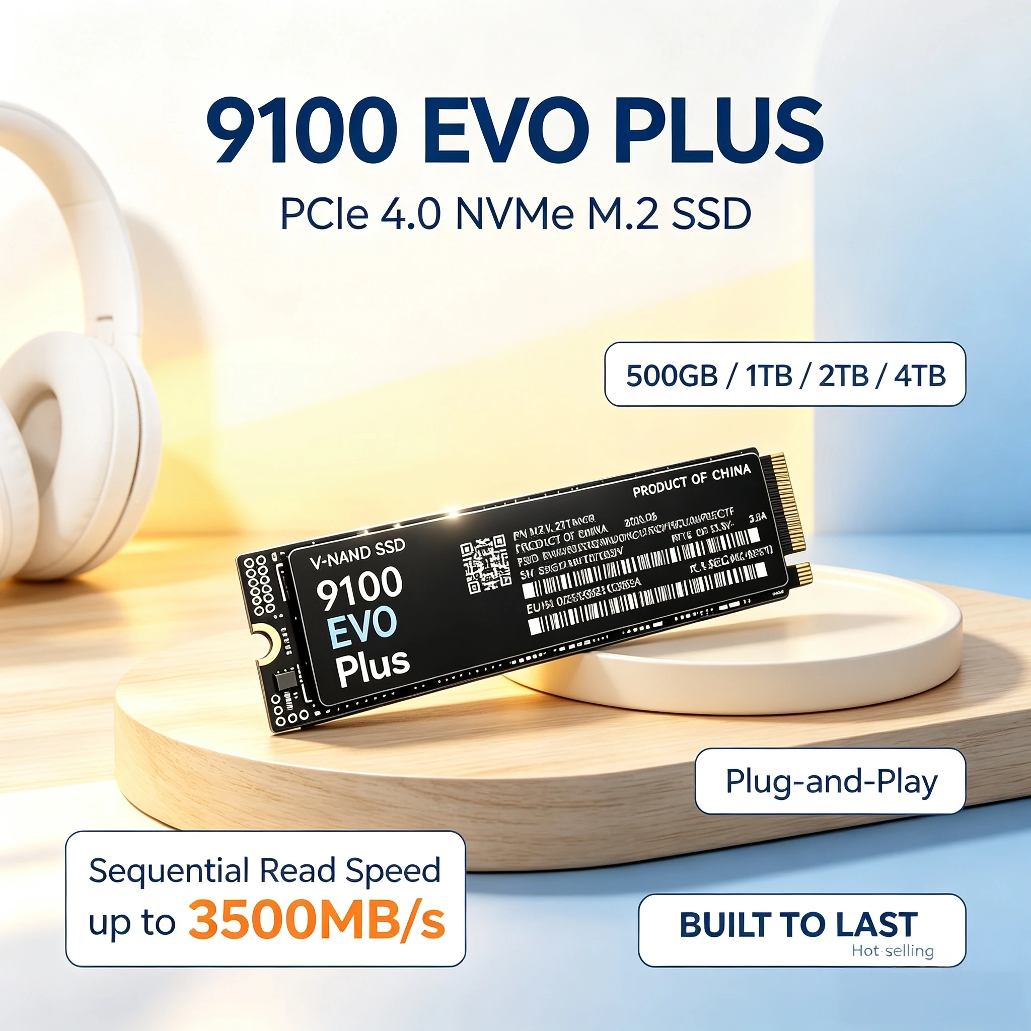 9100 EVO PLUS M.2 NVMe SSD Loa - đánh giá và giá M.2 Nvme 4Tb Pcie 4.0 Ssd