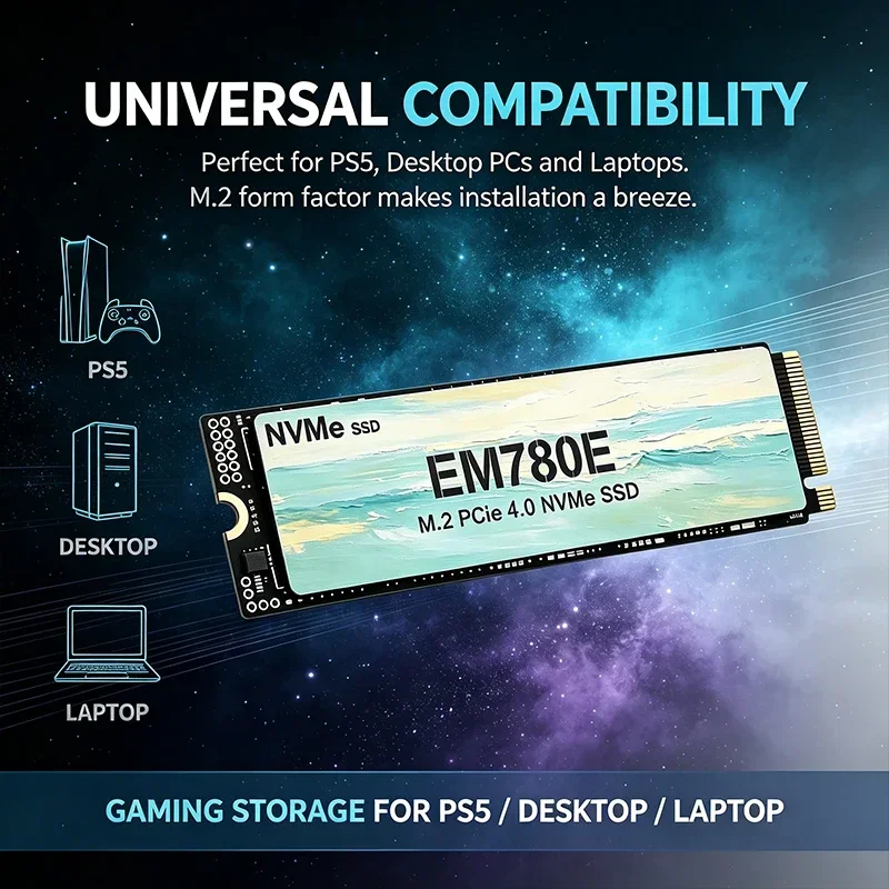 EM780E M.2 NVMe PCIe 4.0 Inter - đánh giá và giá M.2 Nvme 4Tb Pcie 4.0 Ssd
