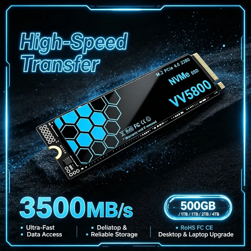 VV5800 500GB 1TB 2TB 4TB PCIe  - đánh giá và giá M.2 Nvme 4Tb Pcie 4.0 Ssd