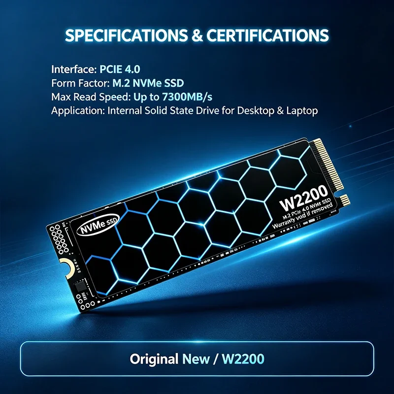New 2026 Fast Speed W2200 High - đánh giá và giá M.2 Nvme 4Tb Pcie 4.0 Ssd